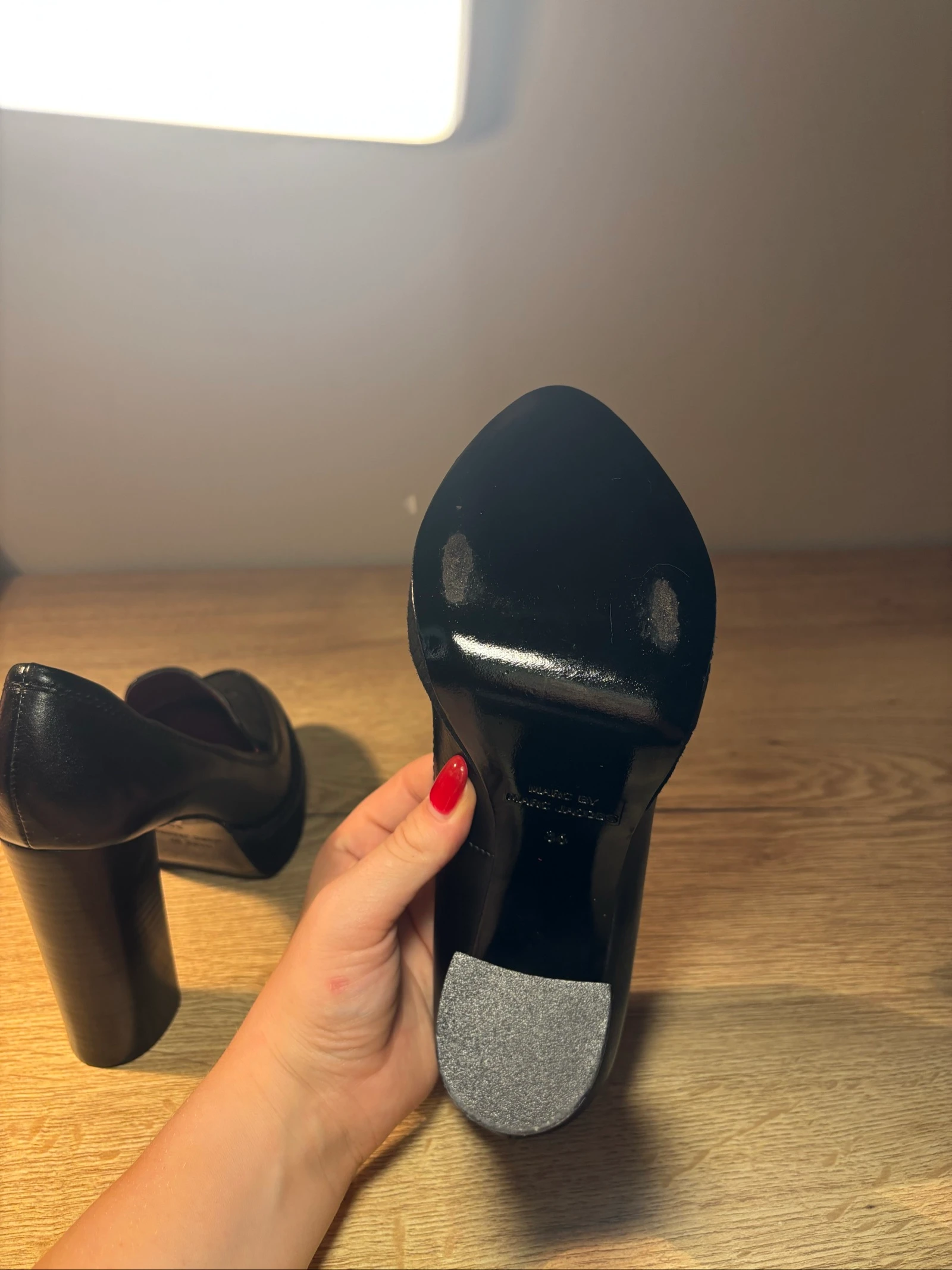 Marc Jacobs Black Leather Platform Heels EU 36 – photo 12